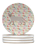 Thai Lilac Cat Christmas Large Sandstone Coasters Pack of 4