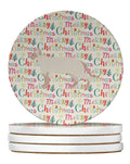 Tonkinese #2 Cat Christmas Large Sandstone Coasters Pack of 4
