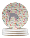 Ukrainian Levkoy Cat Christmas Large Sandstone Coasters Pack of 4