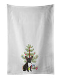 French Bulldog Brindle #2 Christmas Kitchen Towel Set of 2 White Dish Towels Decorative Bathroom Hand towel for Hand, Face, Hair, Yoga, Tea, Dishcloth, 19 X 28", White