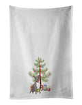 Pit Bull Blue #1 Christmas Kitchen Towel Set of 2 White Dish Towels Decorative Bathroom Hand towel for Hand, Face, Hair, Yoga, Tea, Dishcloth, 19 X 28", White