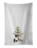 Pit Bull Blue #7 Christmas Kitchen Towel Set of 2 White Dish Towels Decorative Bathroom Hand towel for Hand, Face, Hair, Yoga, Tea, Dishcloth, 19 X 28", White