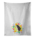 Alaskan Malamute Easter Kitchen Towel Set of 2 White Dish Towels Decorative Bathroom Hand towel for Hand, Face, Hair, Yoga, Tea, Dishcloth, 19 X 28", White