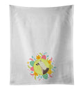 Chinese Crested Easter Kitchen Towel Set of 2 White Dish Towels Decorative Bathroom Hand towel for Hand, Face, Hair, Yoga, Tea, Dishcloth, 19 X 28", White
