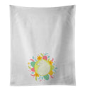Spitz Easter Kitchen Towel Set of 2 White Dish Towels Decorative Bathroom Hand towel for Hand, Face, Hair, Yoga, Tea, Dishcloth, 19 X 28", White
