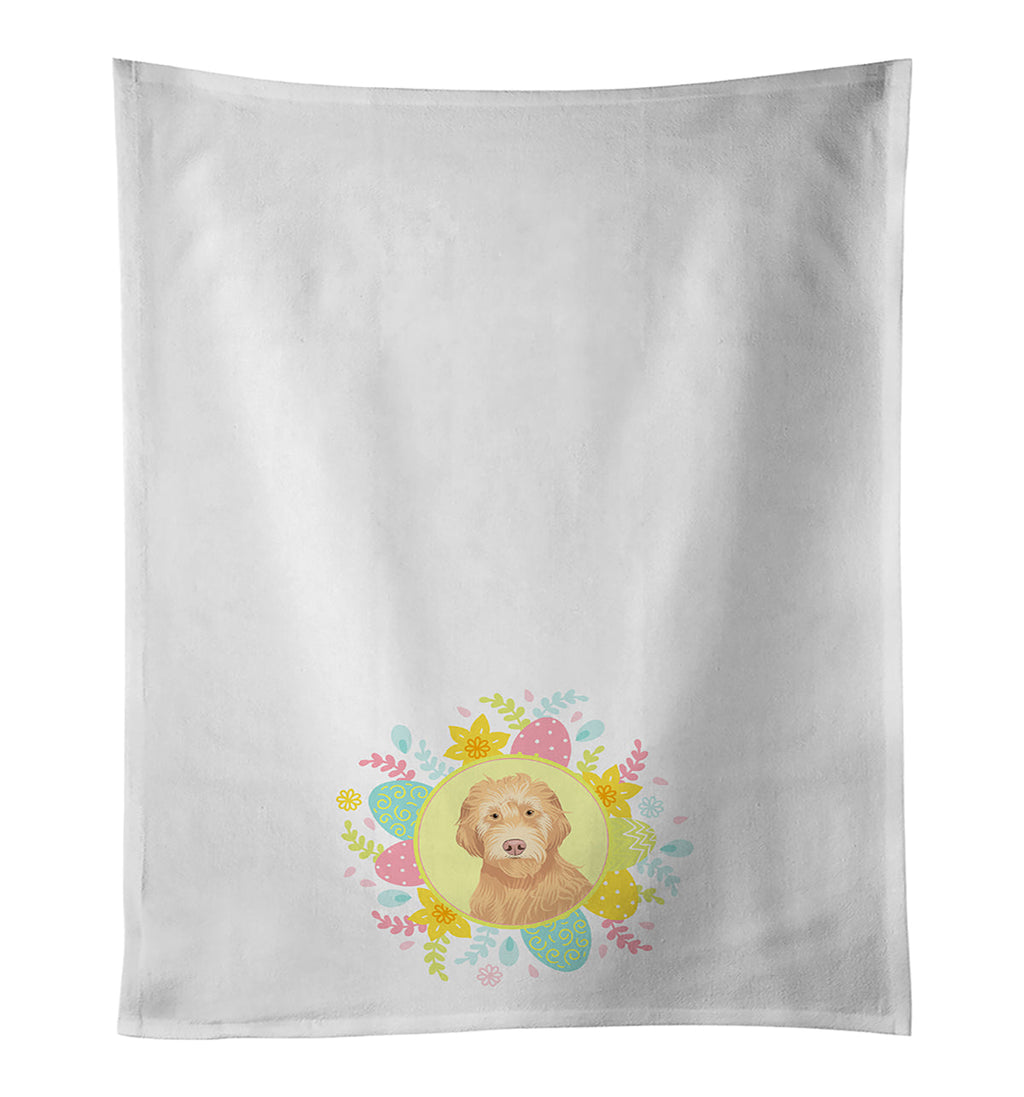 Doodle Liver #2 Easter Kitchen Towel Set of 2 White Dish Towels Decorative Bathroom Hand towel for Hand, Face, Hair, Yoga, Tea, Dishcloth, 19 X 28", White