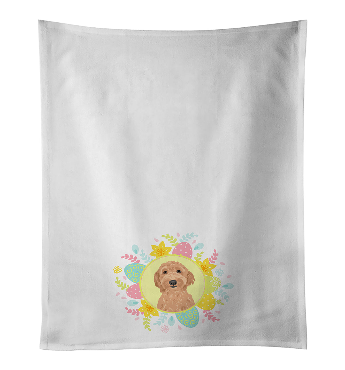 Doodle Liver #3 Easter Kitchen Towel Set of 2 White Dish Towels Decorative Bathroom Hand towel for Hand, Face, Hair, Yoga, Tea, Dishcloth, 19 X 28", White