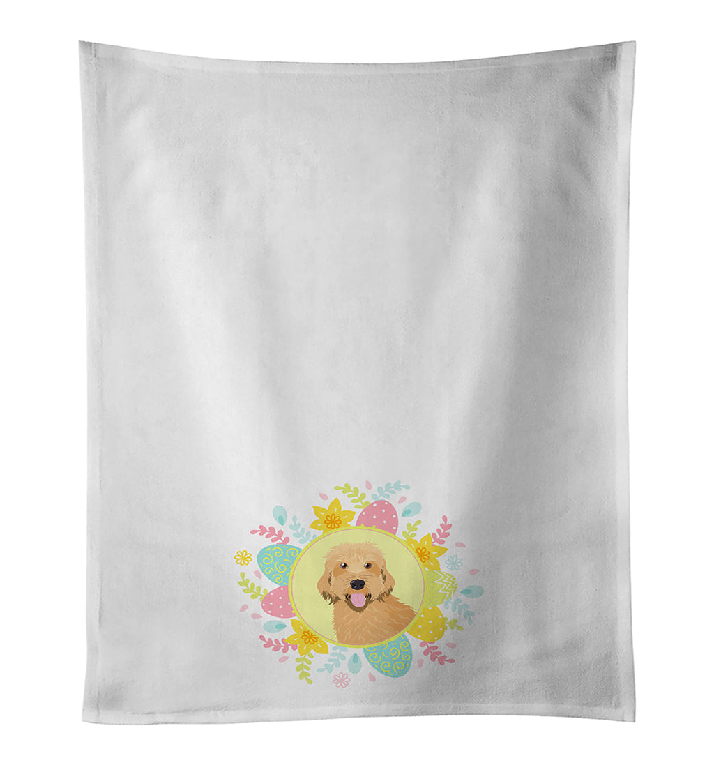 Doodle Liver #4 Easter Kitchen Towel Set of 2 White Dish Towels Decorative Bathroom Hand towel for Hand, Face, Hair, Yoga, Tea, Dishcloth, 19 X 28", White