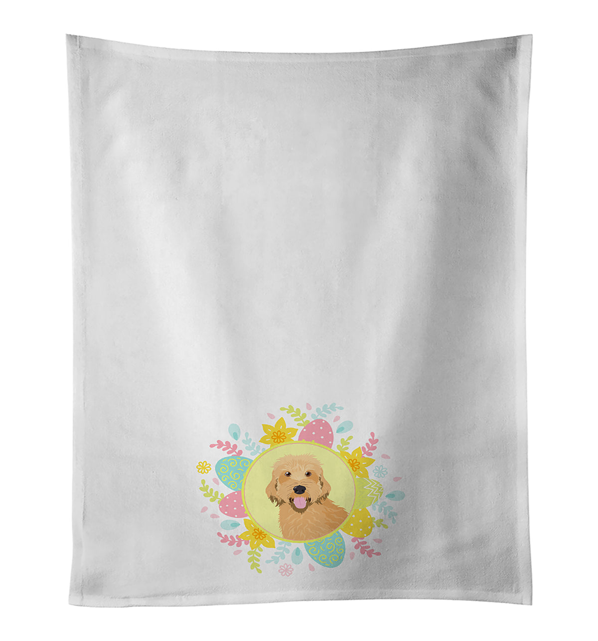 Doodle Liver #4 Easter Kitchen Towel Set of 2 White Dish Towels Decorative Bathroom Hand towel for Hand, Face, Hair, Yoga, Tea, Dishcloth, 19 X 28", White