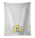 Siberian Husky Black and White #3 Easter Kitchen Towel Set of 2 White Dish Towels Decorative Bathroom Hand towel for Hand, Face, Hair, Yoga, Tea, Dishcloth, 19 X 28", White