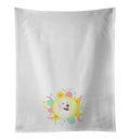 Poodle Standard White Easter Kitchen Towel Set of 2 White Dish Towels Decorative Bathroom Hand towel for Hand, Face, Hair, Yoga, Tea, Dishcloth, 19 X 28", White