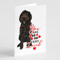 Doodle Chocolate #1 so Loved Greeting Cards Pack of 8 Blank Cards with Envelopes Whimsical A7 Size 5x7
