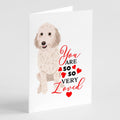 Doodle Cream #1 so Loved Greeting Cards Pack of 8 Blank Cards with Envelopes Whimsical A7 Size 5x7