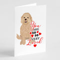 Doodle Fawn #1 so Loved Greeting Cards Pack of 8 Blank Cards with Envelopes Whimsical A7 Size 5x7