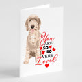 Doodle Fawn #5 so Loved Greeting Cards Pack of 8 Blank Cards with Envelopes Whimsical A7 Size 5x7