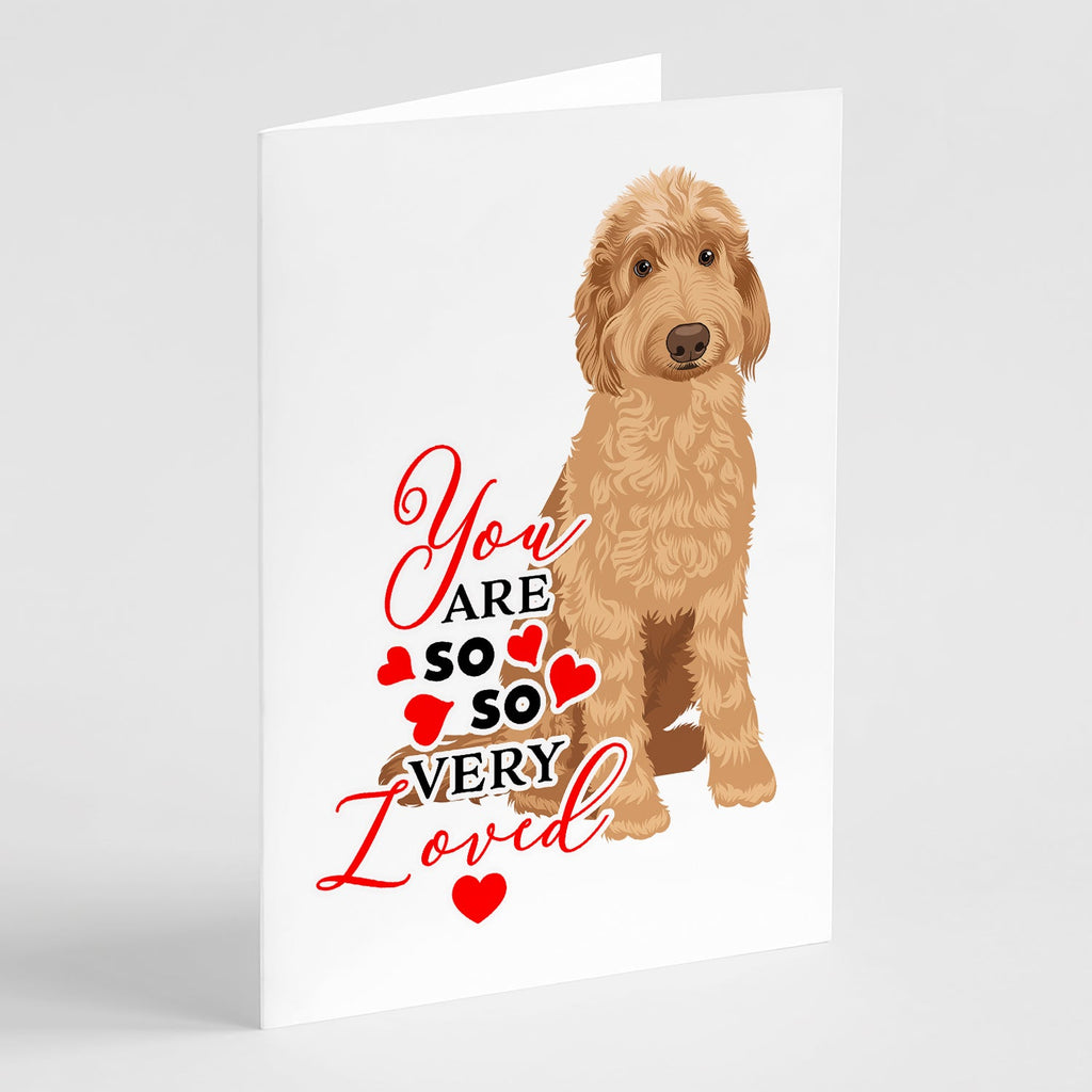 Doodle Liver #1 so Loved Greeting Cards Pack of 8 Blank Cards with Envelopes Whimsical A7 Size 5x7