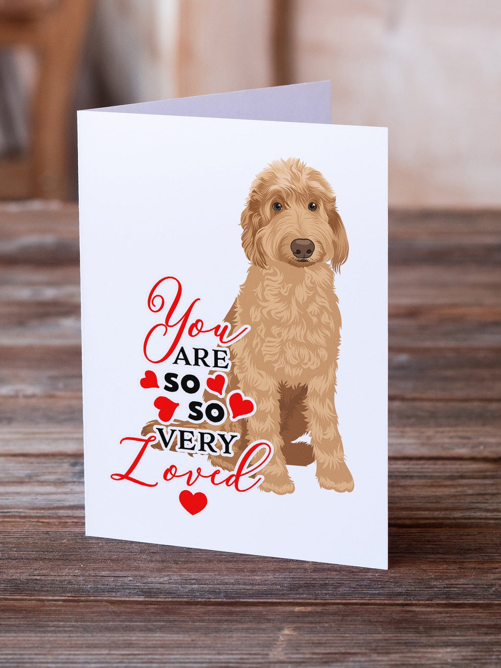 Doodle Liver #1 so Loved Greeting Cards Pack of 8 Blank Cards with Envelopes Whimsical A7 Size 5x7