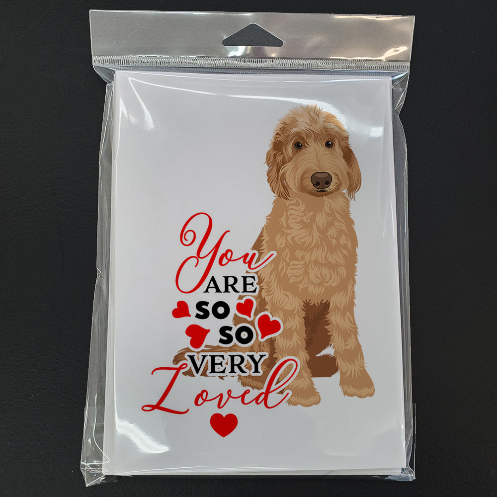 Doodle Liver #1 so Loved Greeting Cards Pack of 8 Blank Cards with Envelopes Whimsical A7 Size 5x7