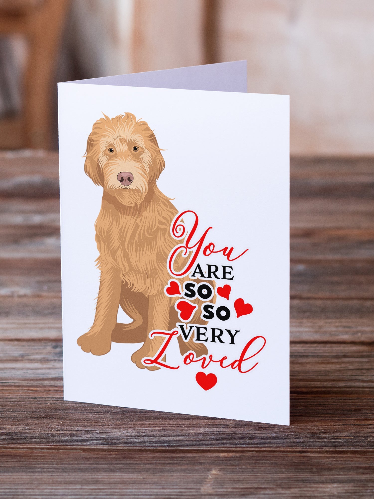 Doodle Liver #2 so Loved Greeting Cards Pack of 8 Blank Cards with Envelopes Whimsical A7 Size 5x7