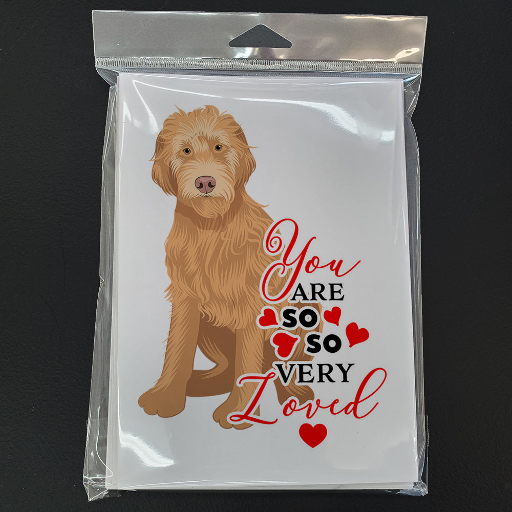Doodle Liver #2 so Loved Greeting Cards Pack of 8 Blank Cards with Envelopes Whimsical A7 Size 5x7
