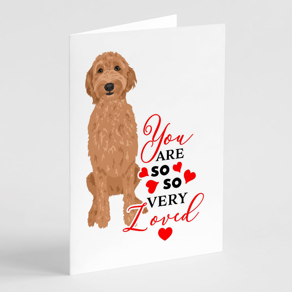 Doodle Liver #3 so Loved Greeting Cards Pack of 8 Blank Cards with Envelopes Whimsical A7 Size 5x7
