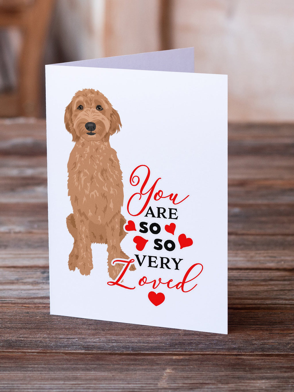 Doodle Liver #3 so Loved Greeting Cards Pack of 8 Blank Cards with Envelopes Whimsical A7 Size 5x7