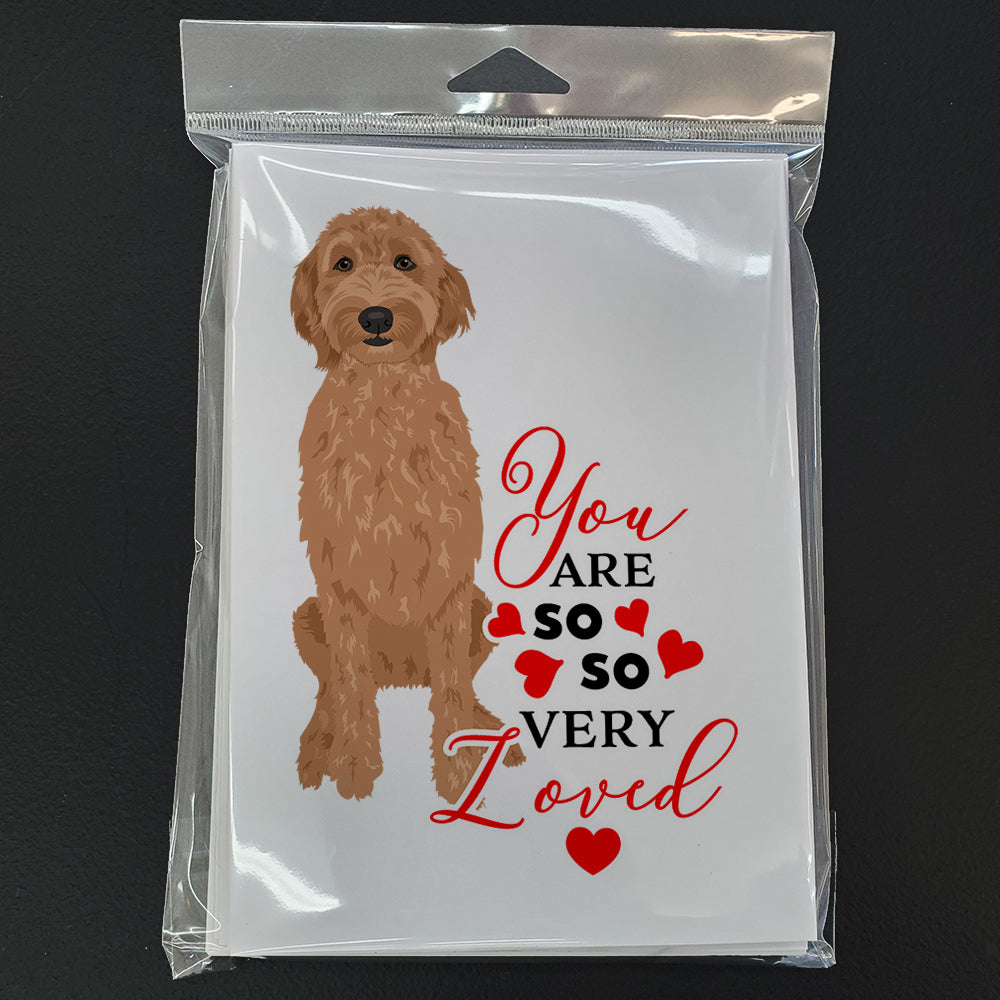 Doodle Liver #3 so Loved Greeting Cards Pack of 8 Blank Cards with Envelopes Whimsical A7 Size 5x7