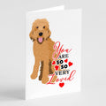 Doodle Liver #4 so Loved Greeting Cards Pack of 8 Blank Cards with Envelopes Whimsical A7 Size 5x7
