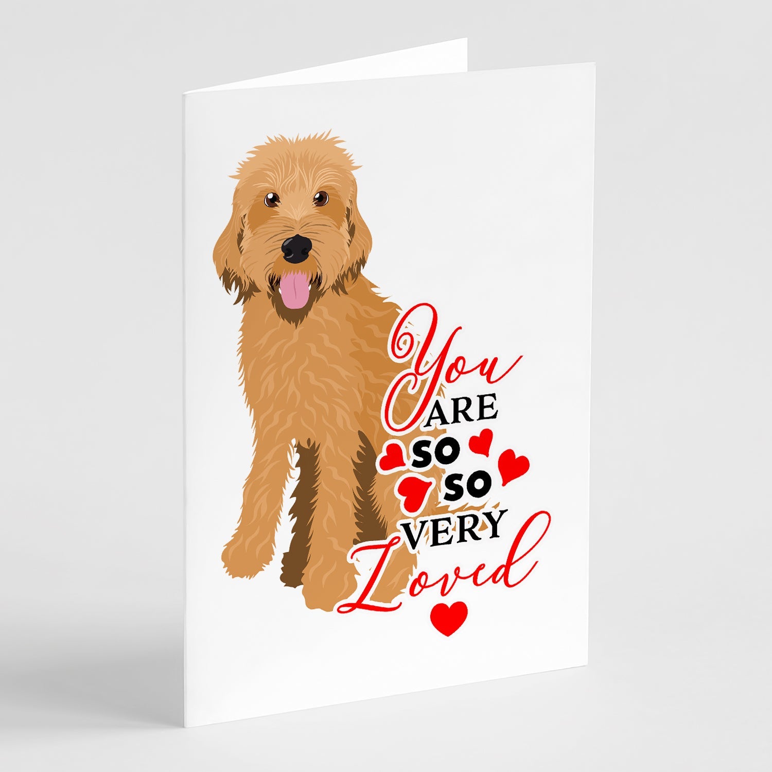 Doodle Liver #4 so Loved Greeting Cards Pack of 8 Blank Cards with Envelopes Whimsical A7 Size 5x7