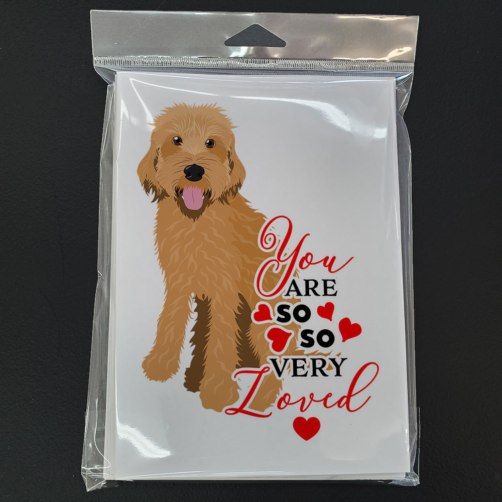 Doodle Liver #4 so Loved Greeting Cards Pack of 8 Blank Cards with Envelopes Whimsical A7 Size 5x7