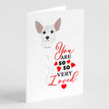 Schnauzer White #2 so Loved Greeting Cards Pack of 8 Blank Cards with Envelopes Whimsical A7 Size 5x7