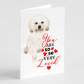 Shih-Tzu Gold #5 so Loved Greeting Cards Pack of 8 Blank Cards with Envelopes Whimsical A7 Size 5x7