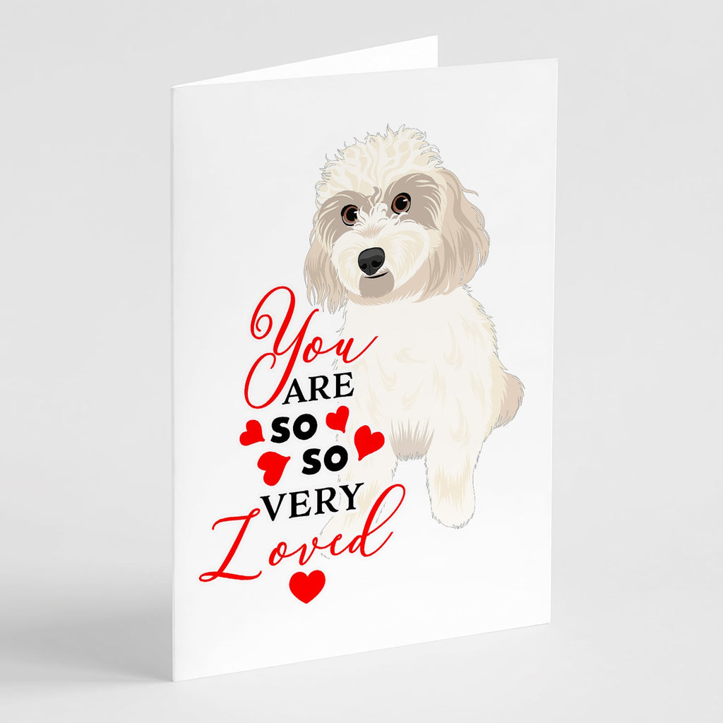 Shih-Tzu Gold #7 so Loved Greeting Cards Pack of 8 Blank Cards with Envelopes Whimsical A7 Size 5x7