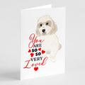 Shih-Tzu Gold #7 so Loved Greeting Cards Pack of 8 Blank Cards with Envelopes Whimsical A7 Size 5x7