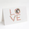 Boxer #5 LOVE Greeting Cards Pack of 8 Blank Cards with Envelopes Whimsical A7 Size 5x7