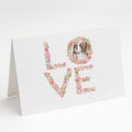 Cavalier Spaniel Blenheim #3 LOVE Greeting Cards Pack of 8 Blank Cards with Envelopes Whimsical A7 Size 5x7
