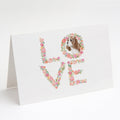 Cavalier Spaniel Blenheim #5 LOVE Greeting Cards Pack of 8 Blank Cards with Envelopes Whimsical A7 Size 5x7