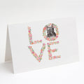 French Bulldog #8 LOVE Greeting Cards Pack of 8 Blank Cards with Envelopes Whimsical A7 Size 5x7