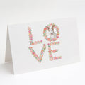 Ibizan Hound #1 LOVE Greeting Cards Pack of 8 Blank Cards with Envelopes Whimsical A7 Size 5x7