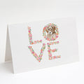Labrador Retriever #5 LOVE Greeting Cards Pack of 8 Blank Cards with Envelopes Whimsical A7 Size 5x7