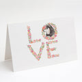 Shiba Inu #5 LOVE Greeting Cards Pack of 8 Blank Cards with Envelopes Whimsical A7 Size 5x7