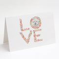 Westie #1 LOVE Greeting Cards Pack of 8 Blank Cards with Envelopes Whimsical A7 Size 5x7