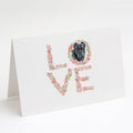Cane Corso Love Greeting Cards Pack of 8 Blank Cards with Envelopes Whimsical A7 Size 5x7