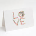 Schnauzer #2 Love Greeting Cards Pack of 8 Blank Cards with Envelopes Whimsical A7 Size 5x7