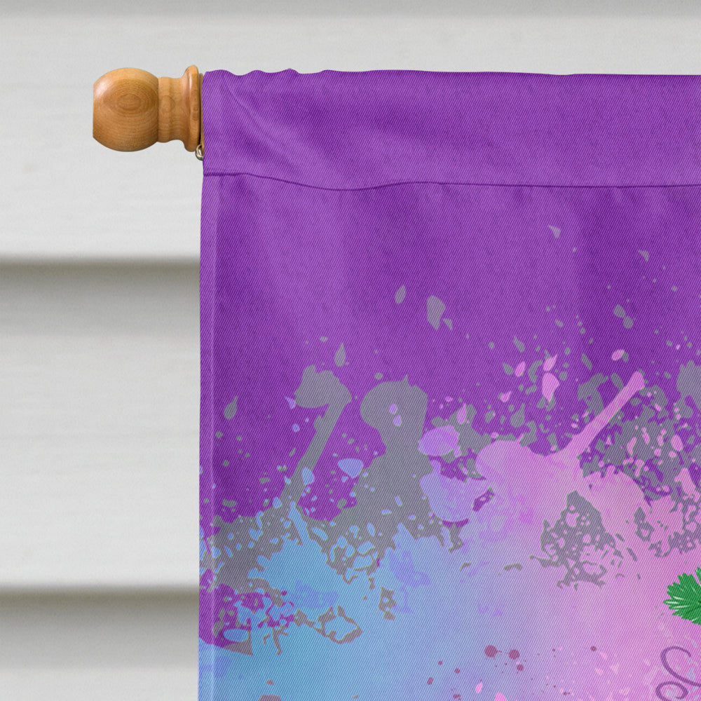 I am Just Here for Cake Mardi Gras House Flag 28x40 Porch Sleeve Pole Decorative Outside Yard Banner Artwork Wall Hanging, Polyester