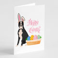 Black Boxer Easter Greeting Cards Pack of 8 Blank Cards with Envelopes Whimsical A7 Size 5x7