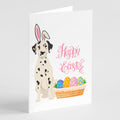 Dalmatian Easter Greeting Cards Pack of 8 Blank Cards with Envelopes Whimsical A7 Size 5x7