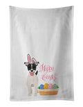 Black White Smooth Jack Russell Terrier Easter Kitchen Towel Set of 2 White Dish Towels Decorative Bathroom Hand towel for Hand, Face, Hair, Yoga, Tea, Dishcloth, 19 X 28", White