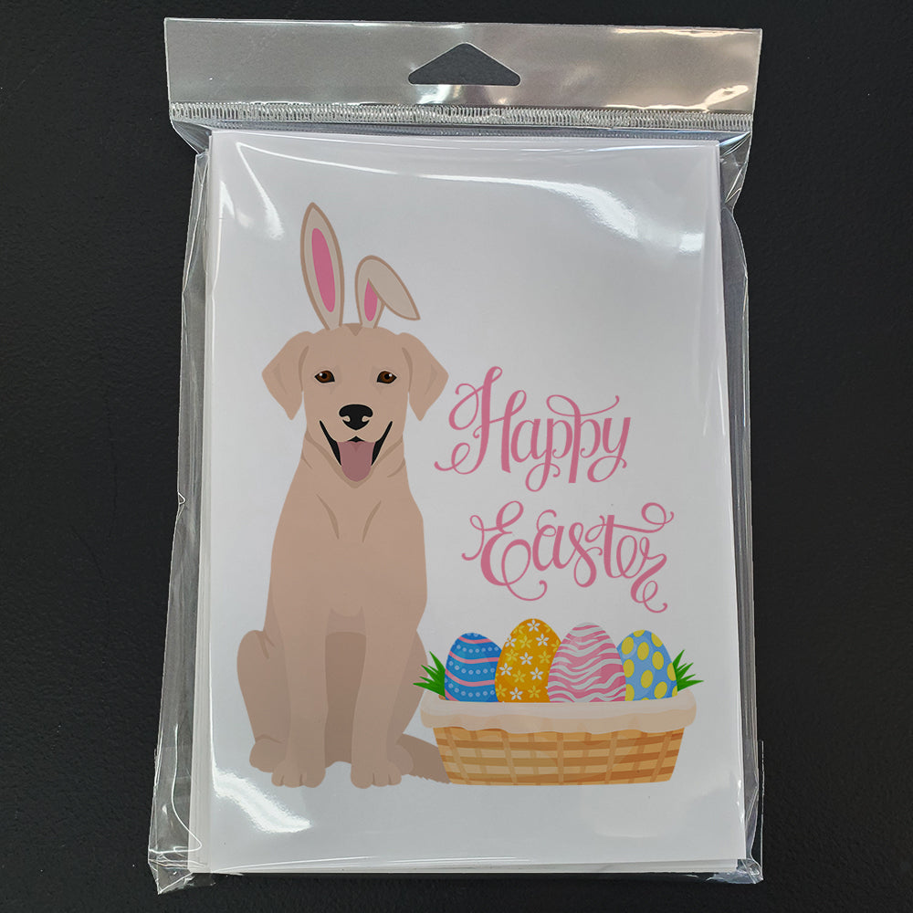 Yellow Labrador Retriever Easter Greeting Cards Pack of 8 Blank Cards with Envelopes Whimsical A7 Size 5x7