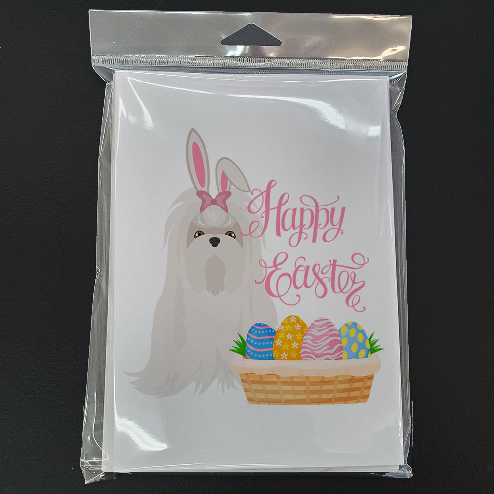 Maltese Easter Greeting Cards Pack of 8 Blank Cards with Envelopes Whimsical A7 Size 5x7